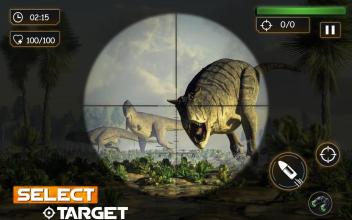 Dinosaur Sniper hunting  free Gun Shooting Game截图2