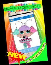 draw \ coloring new 3D dol princess dolls free截图4