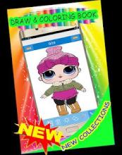 draw \ coloring new 3D dol princess dolls free截图3