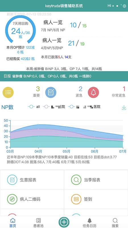 CRM 销售辅助系统截图1