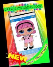 draw \ coloring new 3D dol princess dolls free截图2