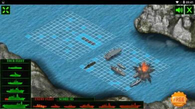 BATTLESHIP WAR GAME  Schiffe versenken  FREE截图1