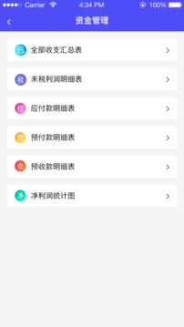 平行企業(yè)財(cái)稅FIS系統(tǒng)截圖