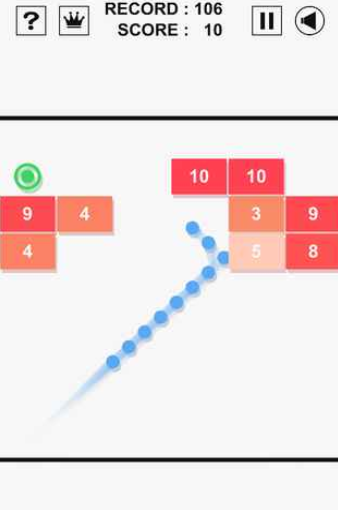 像素弹球打砖块截图1