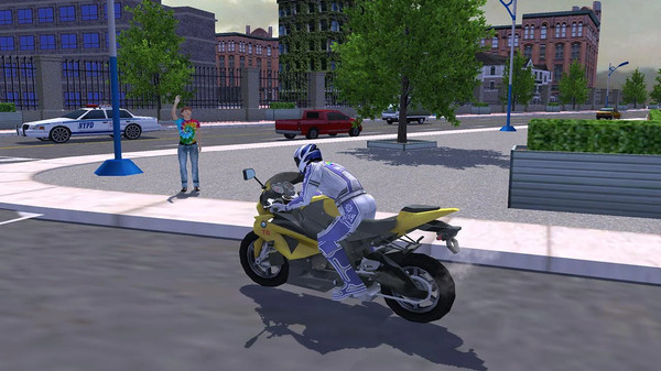 城市摩托车骑手截图1