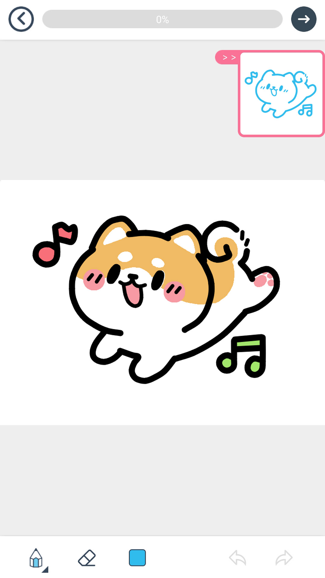 漫芽糖簡筆畫截圖預覽