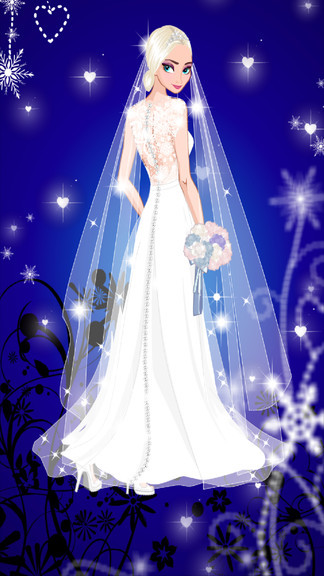 冰雪女王的婚礼化妆截图1