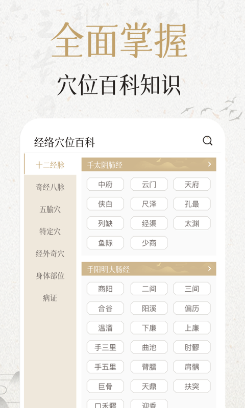 中濟(jì)經(jīng)絡(luò)穴位截圖預(yù)覽