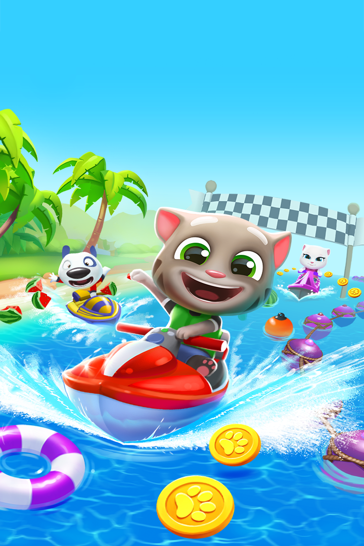 湯姆貓的摩托艇截圖預(yù)覽