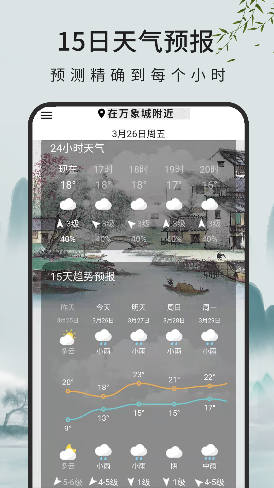 查天气预报截图2