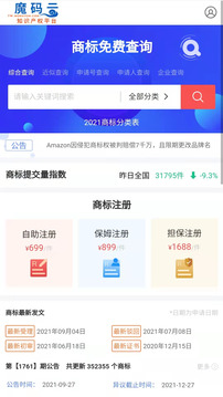 魔码云查商标截图