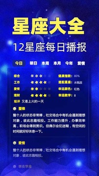 星座運勢截圖