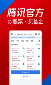 騰訊自選股截圖