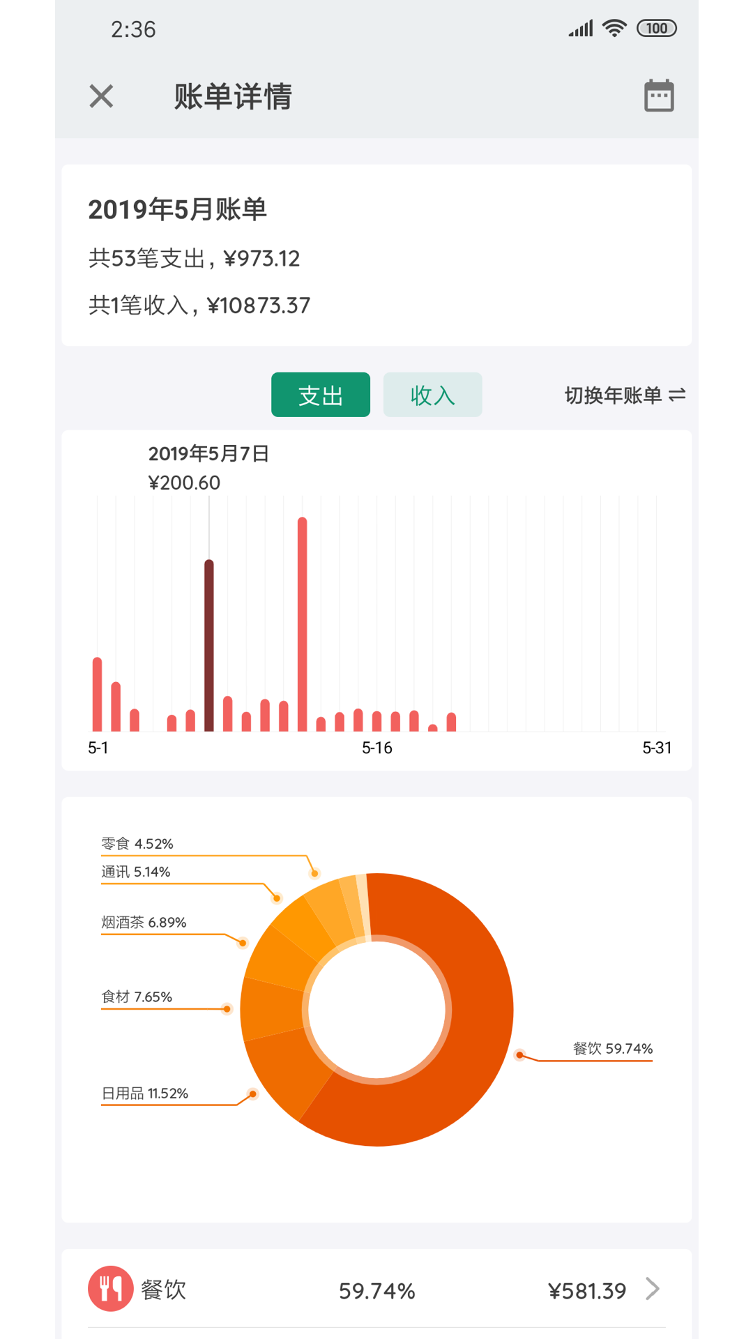 我的记账本截图2