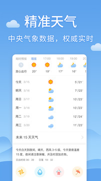 天气预报截图