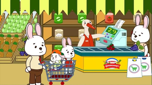 动漫兔子儿童超市截图1