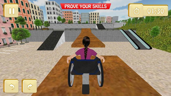轮椅停车模拟截图2