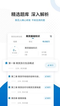 期貨從業(yè)資格準(zhǔn)題庫截圖