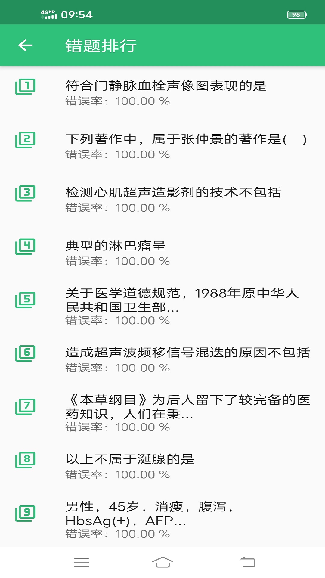 超声波医学主治医师题v1.2.1截图2