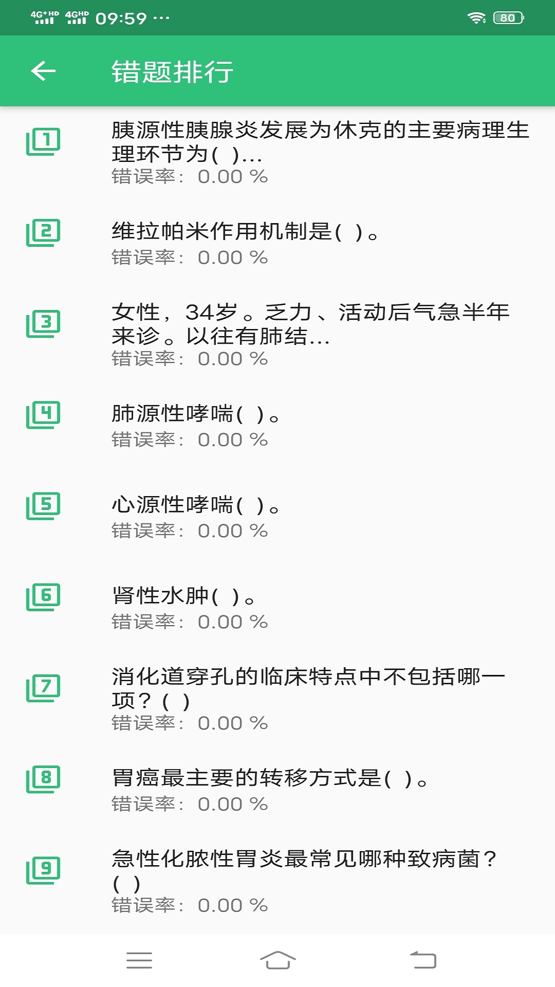 结核病学主治医师丰题库v1.2.1截图2