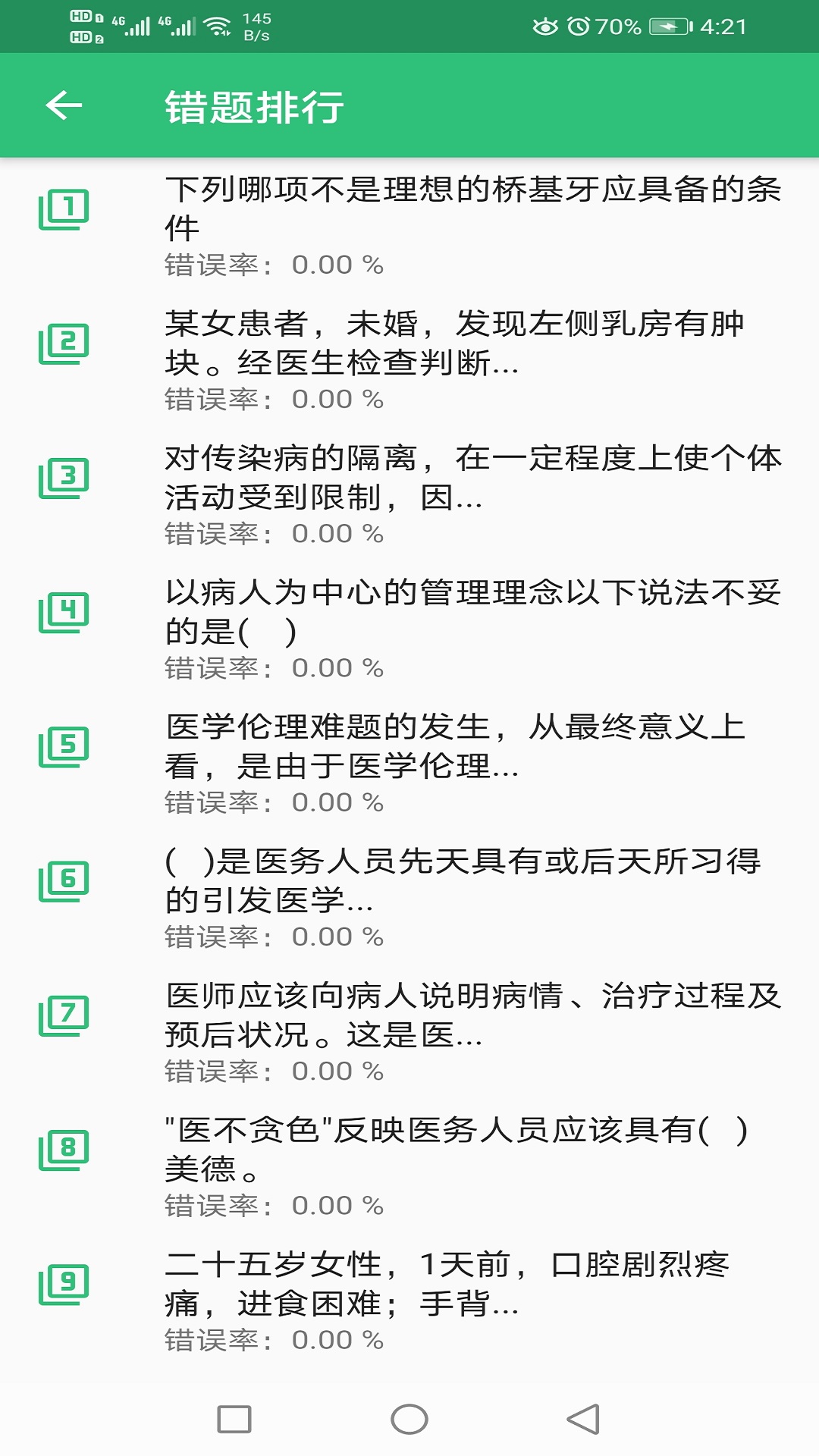 口腔内科学主治医师题v1.2.1截图1