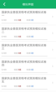 獸醫(yī)資格題庫截圖