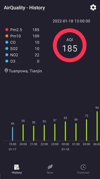 霧霾檢測(cè)截圖