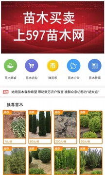 597苗木網(wǎng)截圖