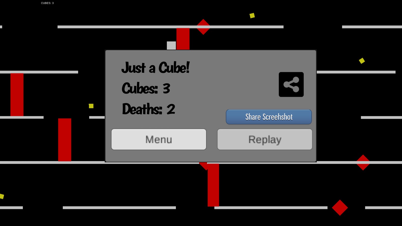 Four Cubes infinite Runner截图3