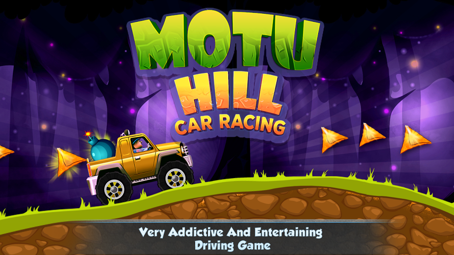 Motu Hill Car Racing King截图1