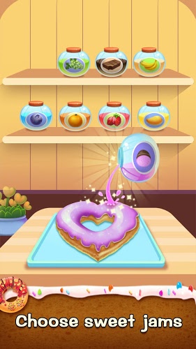 Make Donut - Kids Cooking Game截图2