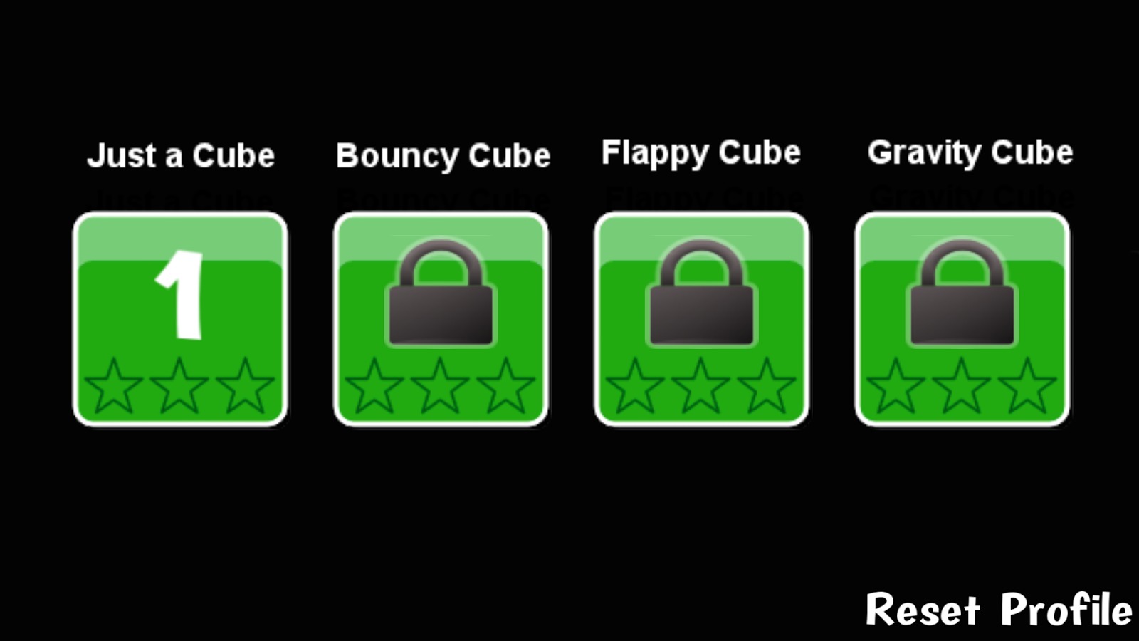 Four Cubes infinite Runner截图5