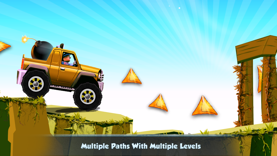 Motu Hill Car Racing King截图5