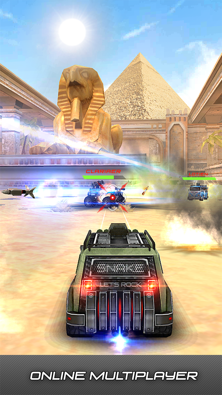 Overload: 3D MOBA Car Shooting截图1