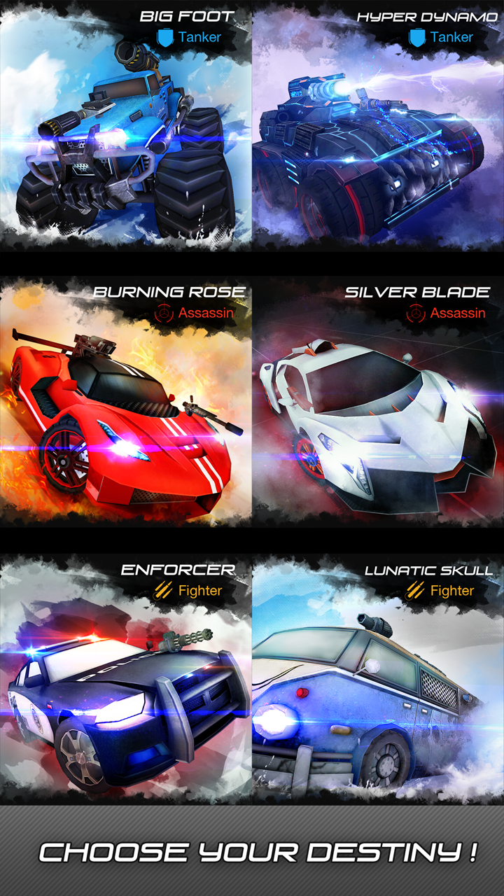 Overload: 3D MOBA Car Shooting截图5