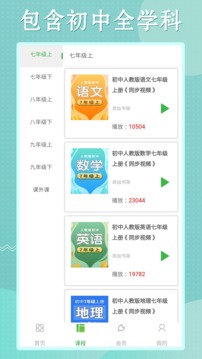 初中語數(shù)英同步學截圖