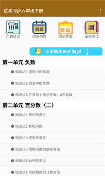 数学同步六年级下册应用截图1