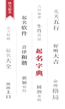 致力起名取名軟件截圖