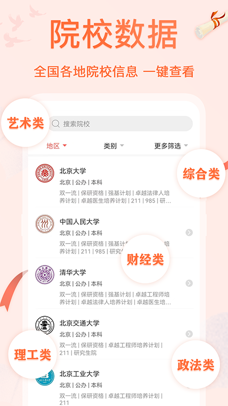 高考志愿專業(yè)填報(bào)截圖預(yù)覽