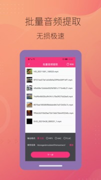智能音頻提取器截圖