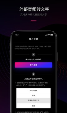 聲音轉(zhuǎn)文字截圖