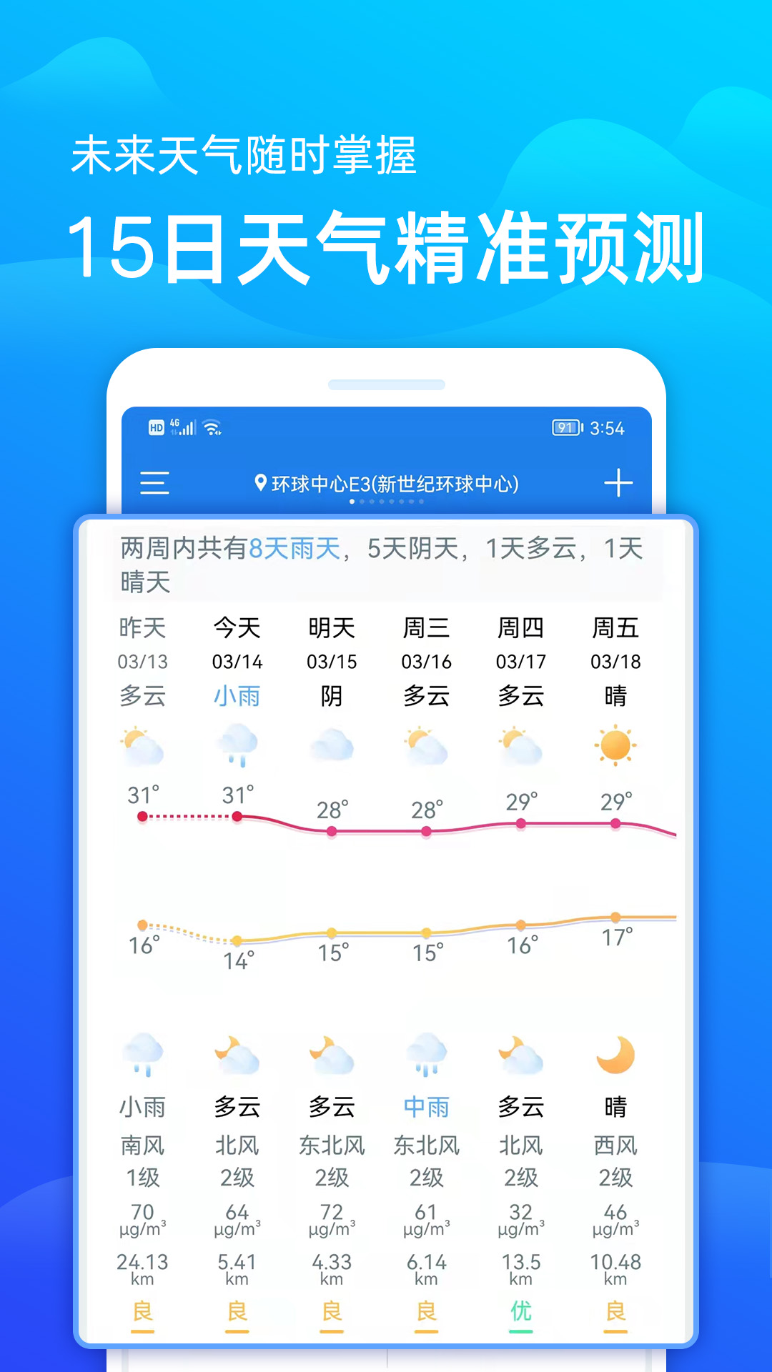 精准天气预报v3.1.3截图3