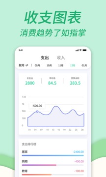 家庭记账本应用截图2