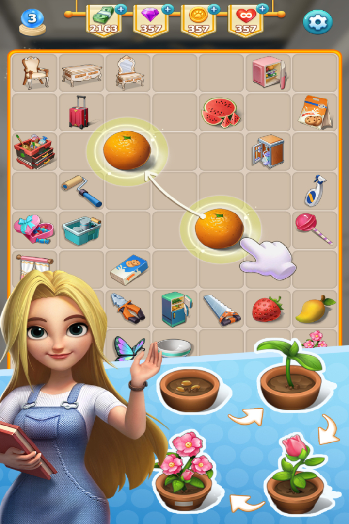 甜點消消截圖預覽