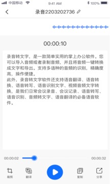 音频转文字应用截图2