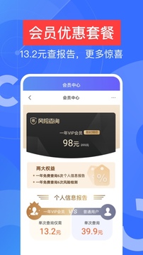 信用查詢截圖