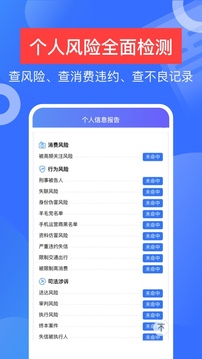 信用查詢截圖