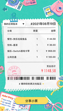阿柴記賬截圖
