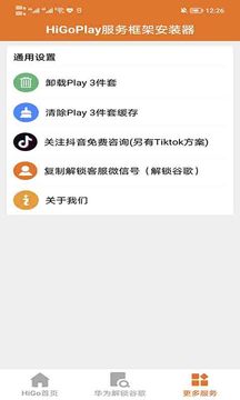 HiGoPlay服务框架安装器截图