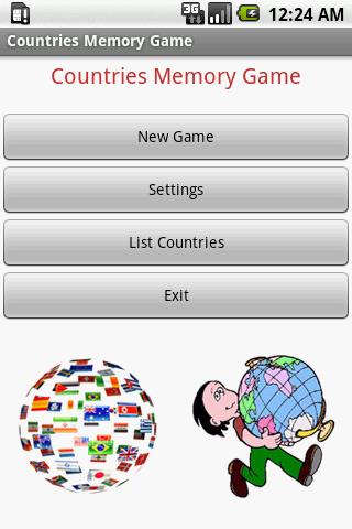 Countries Memory Game截图2